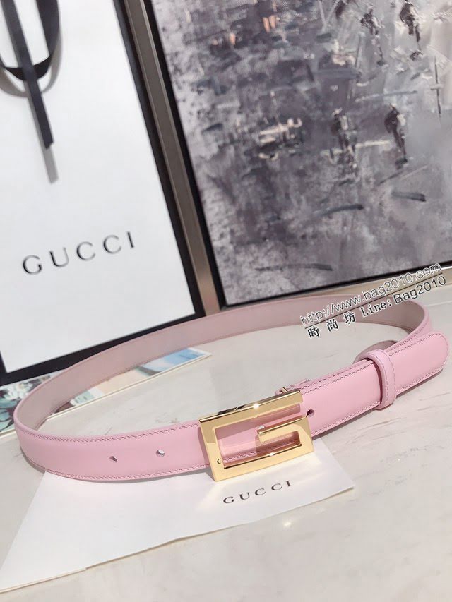Gucci經典皮帶 古奇方扣牛皮腰帶  jjp2042